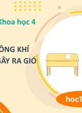 Nhận biết không khí chuyển động gây ra gió - Khoa học 4 - Hoc10